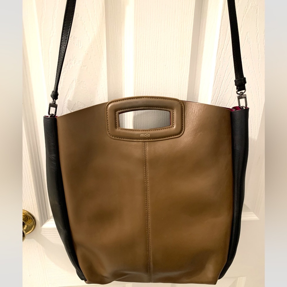 Maje large bag preowned in good condition. Authentic and leather